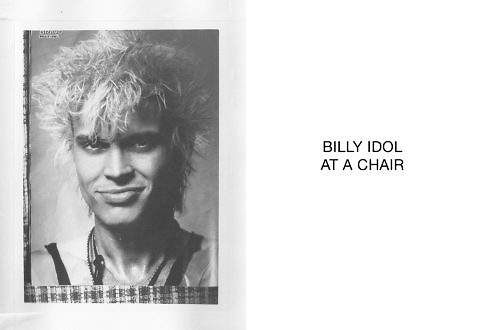 Billy Idol at a chair - © Marcel Koehler